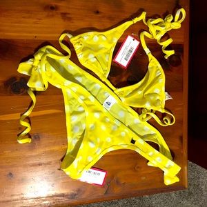 Wicked Weasel string tie bikini NWT